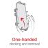 RAM Quick-Grip Universal Phone Cradle - with Tough-Strap Mount & Short Arm