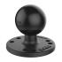 RAM Double Ball Mount with Round & Diamond Bases - C Series - Short Arm