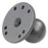 RAM Double Ball Mount with 2 Round Base Plates - C Series (1.5" Ball) - Short