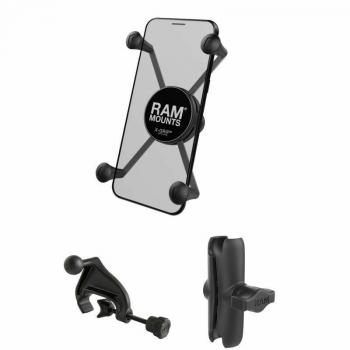 RAM X-Grip Universal Large Phone / Phablet Cradle - Yoke Clamp Mount (Alloy)
