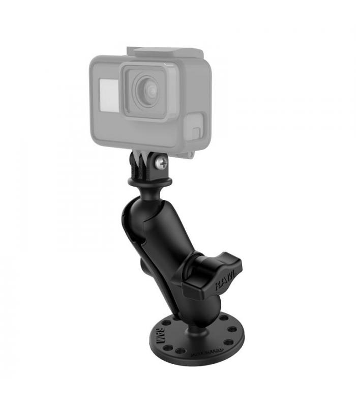 RAM Action Camera / GoPro Mount with Drill Down Base and Medium Arm
