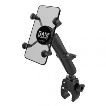 RAM X-Grip Universal Smartphone Cradle - Tough-Claw Handlebar Base + Long Arm