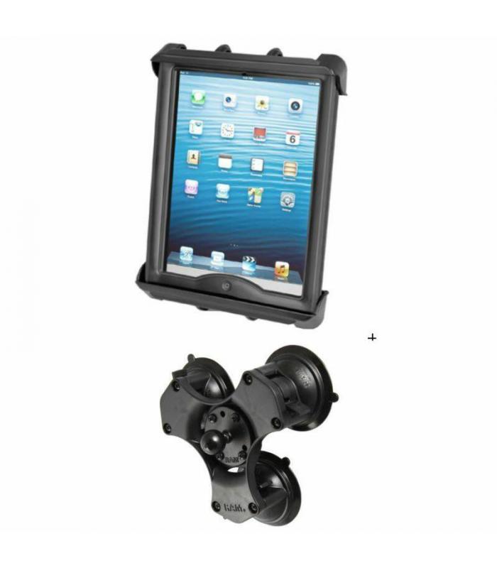 RAM Tab-Tite Cradle - 10" Tablets with Triple Suction Cup Base