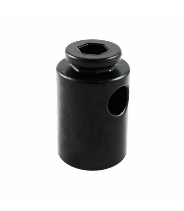RAM Pipe Socket with Composite Octagon Button - PVC