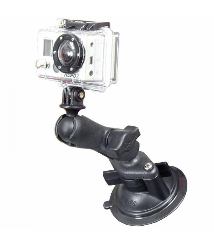 RAM Action Camera / GoPro Mount with Suction Cup Base - Composite