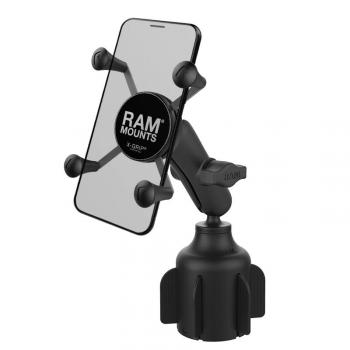 RAM X-Grip Universal Smartphone Cradle - Cup Holder Base - Stubby